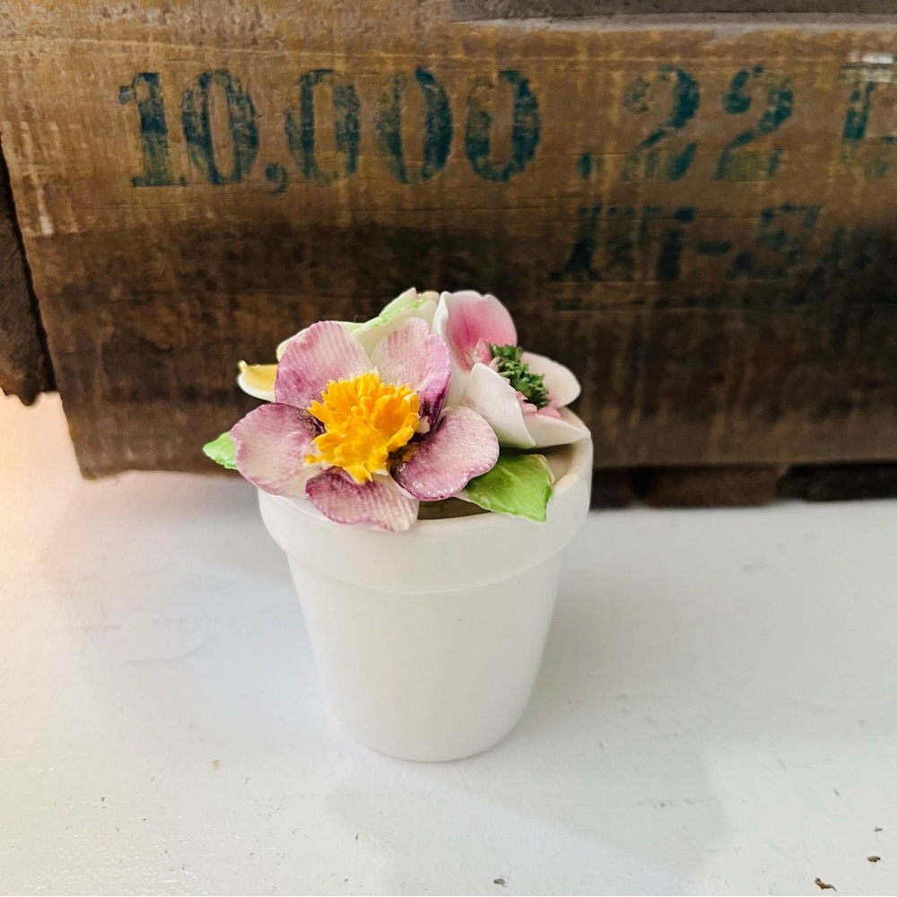 Vintage Sandford Bone China - Miniature Bouquet